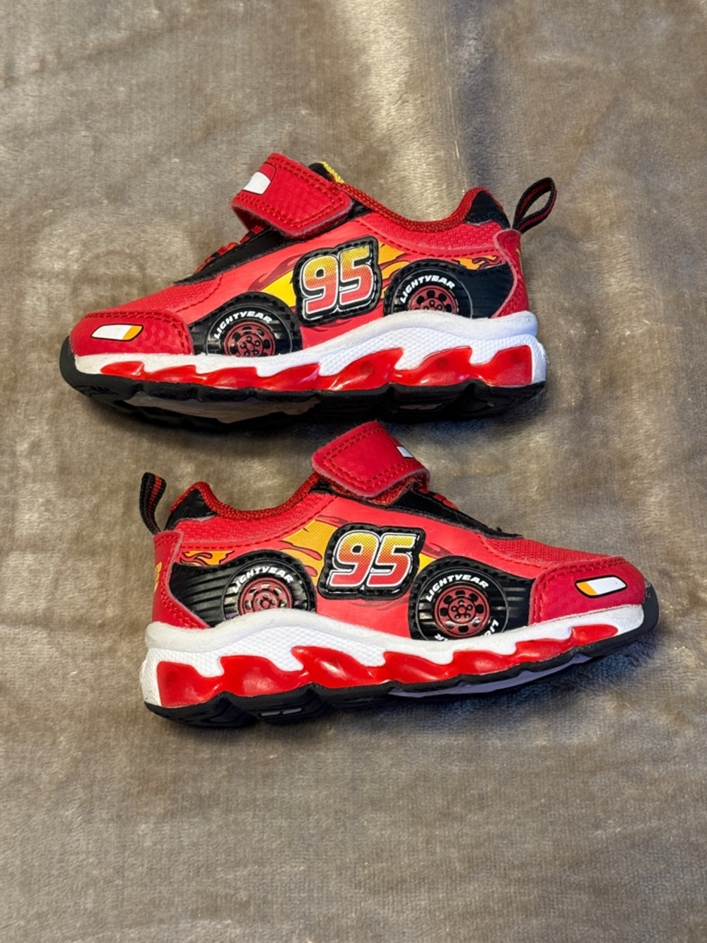 Red Lightning McQueen Car Sneakers toddler 6